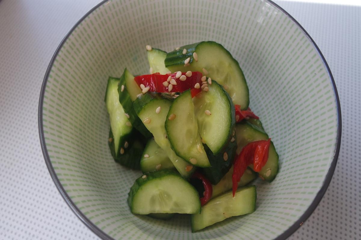 Rezeptbild: Asaduke Gurkensalat