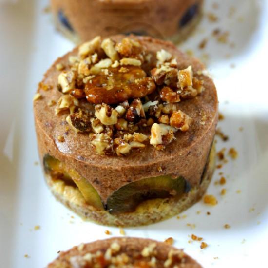 Rezeptbild: Pflaume-Walnuss-Törtchen