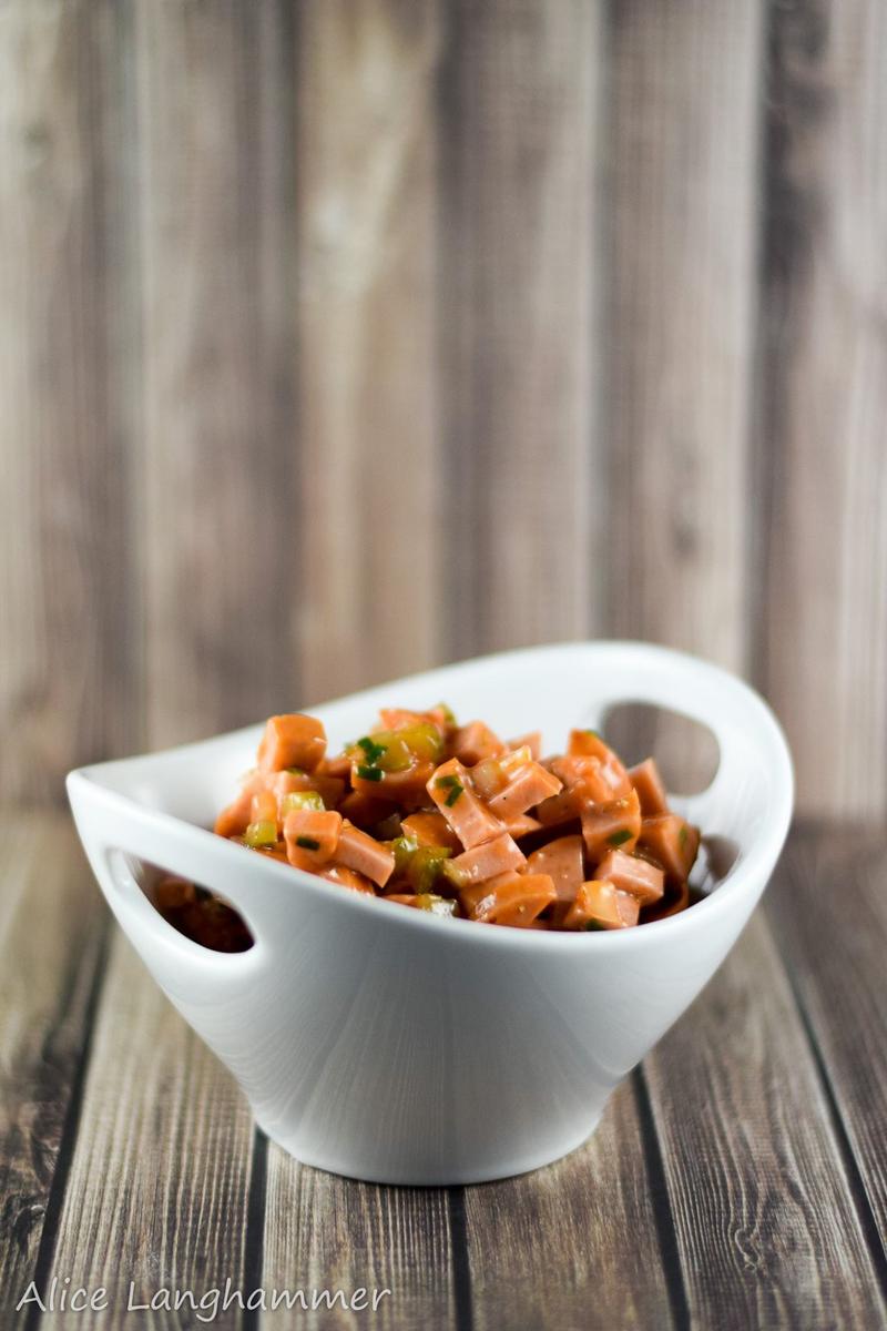 Rezeptbild: Pikanter Wurstsalat