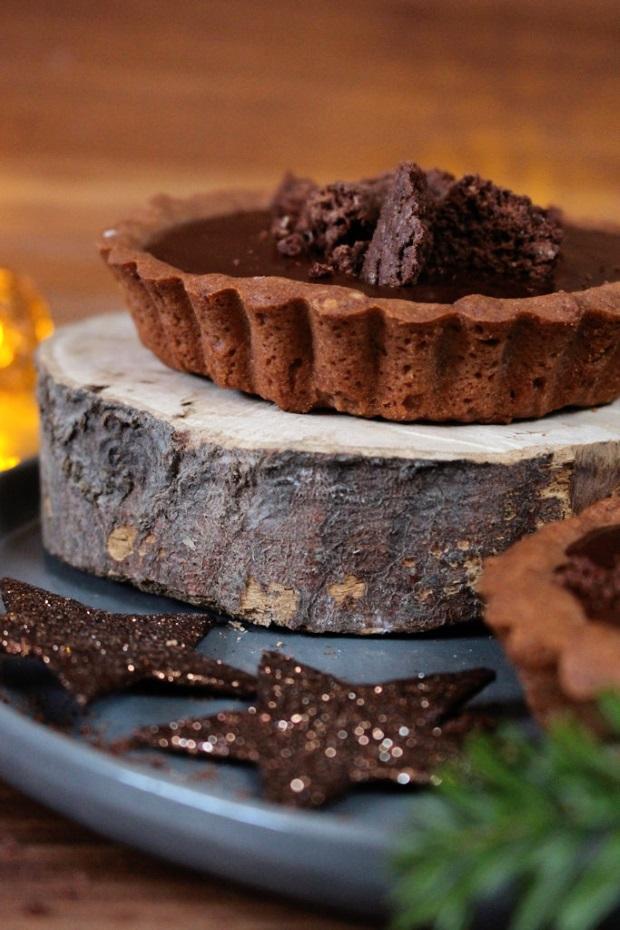 Rezeptbild: Schokoladen-Whisky Tartelettes