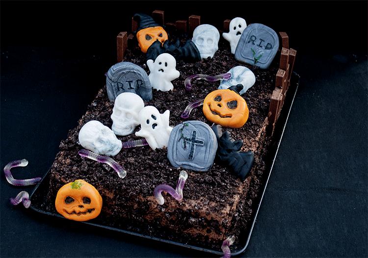 Rezeptbild: Schauriger Schokoladen-Friedhof