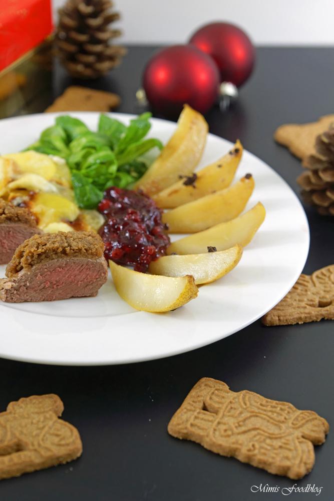 Rezeptbild: Spekulatius Weihnachtsmenü