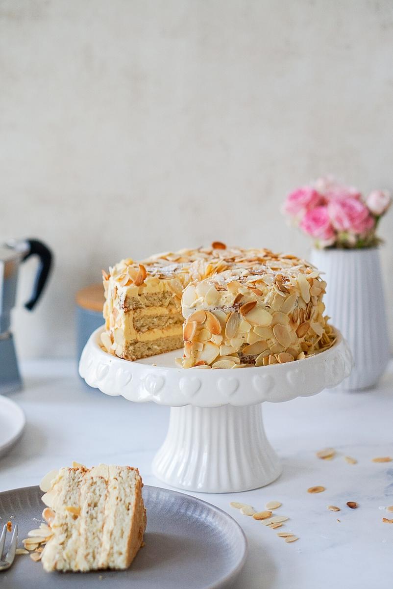 Rezeptbild: Kleine, feine schwedische Mandeltorte ♥⋙Fernweh-Rezept⋘