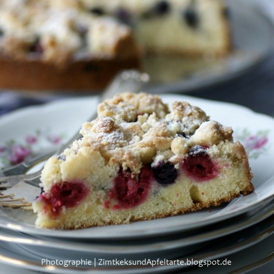 Rezeptbild: Veganer Beeren-Streuselkuchen