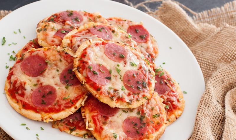 Rezeptbild: Mini Tortilla Pizzas