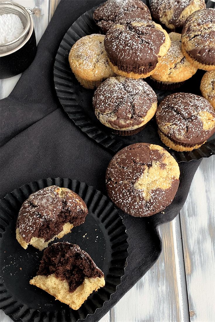 Rezeptbild: Marmorkuchen-Muffins
