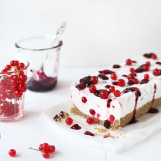 Rezeptbild: blushed greek yogurt cake