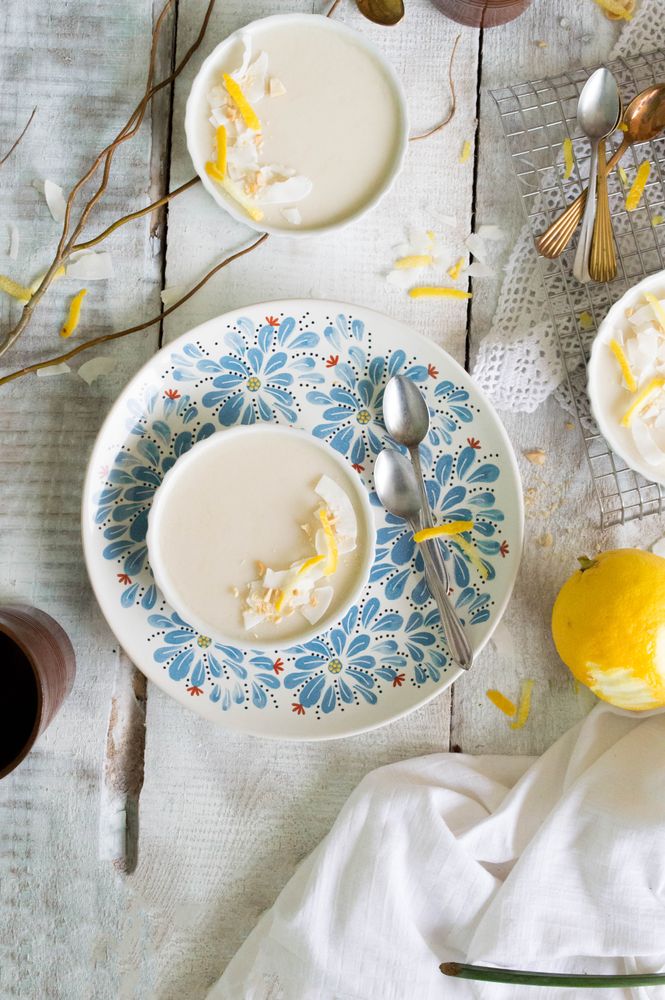 Rezeptbild: veganes Panna Cotta