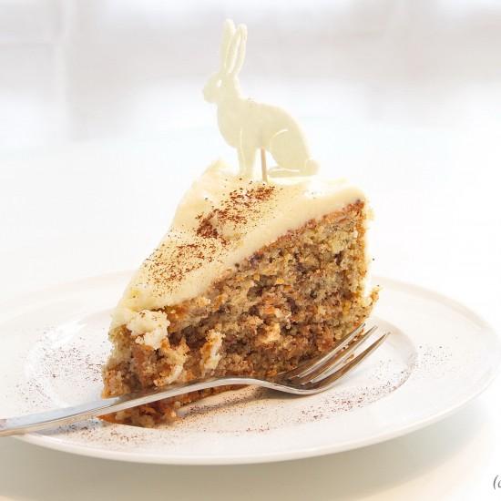 Rezeptbild: Möhrenkuchen mit Frischkäsefrosting