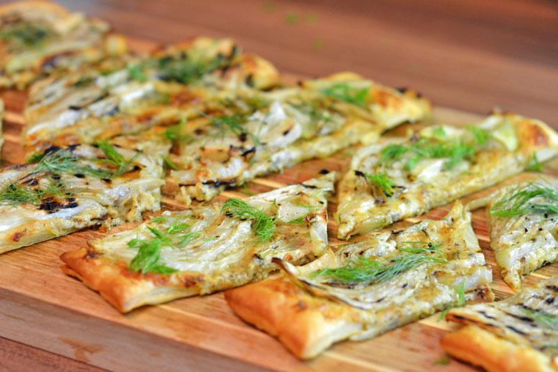Rezeptbild: Fenchel-Tarte gegrillt