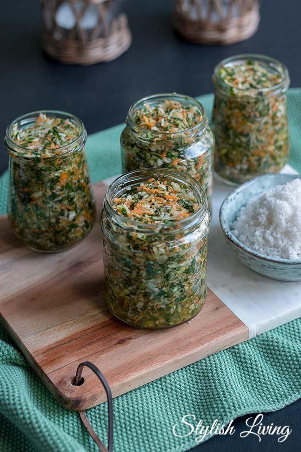 Rezeptbild: Selbstgemachte Gemüsepaste