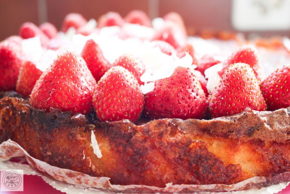 Rezeptbild: Torte Caprese al Limone e cioccolato bianco
