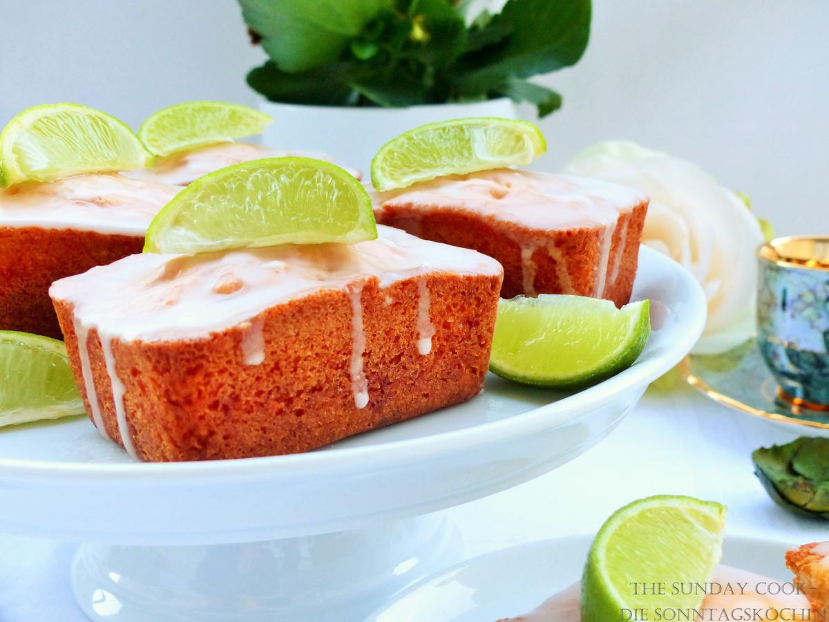 Rezeptbild: Limettenküchlein mit weißer Schokolade