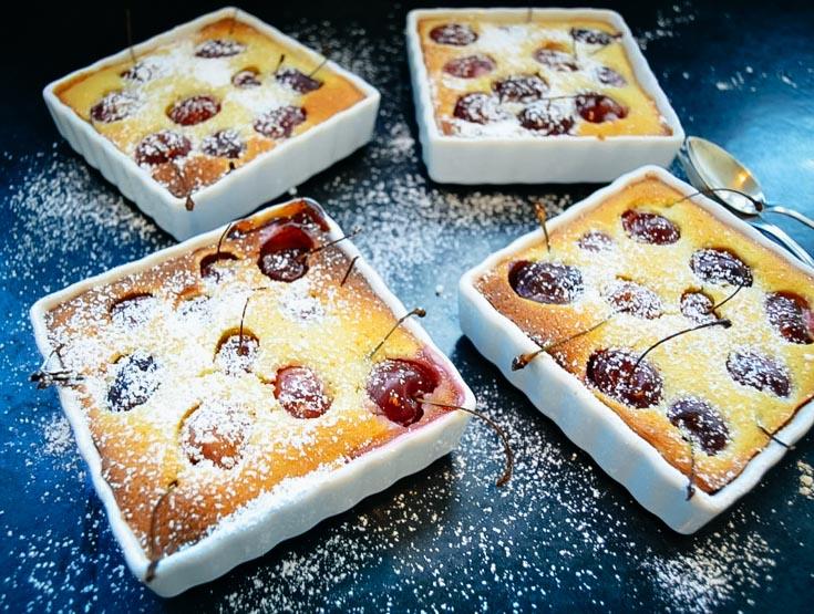 Rezeptbild: Clafoutis Rezept mit Kirschen