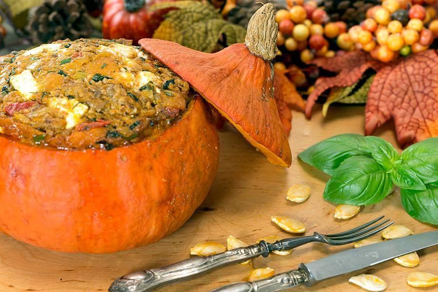 Rezeptbild: Gefüllter Kürbis