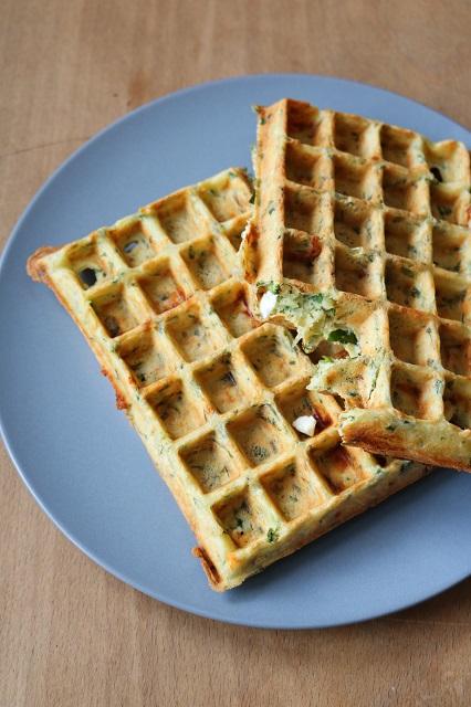 Rezeptbild: Bärlauchwaffeln