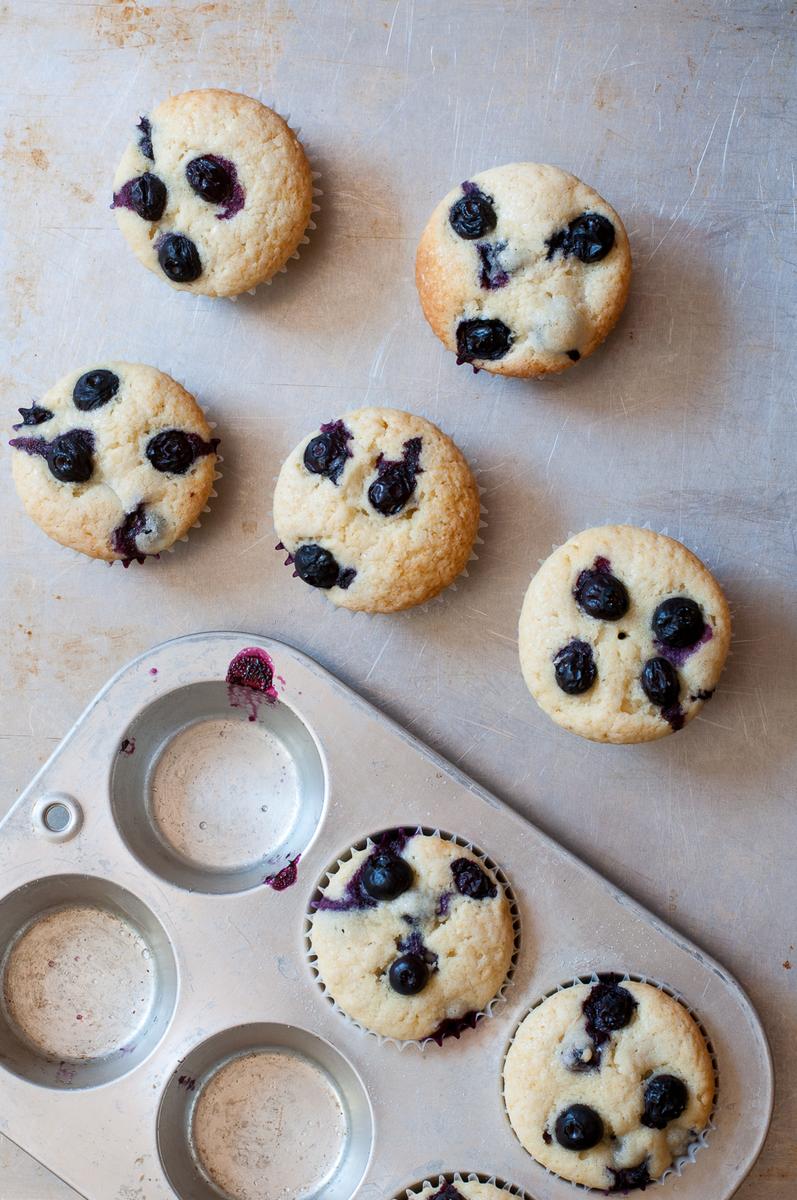 Rezeptbild: Heiß geliebte Blaubeermuffins