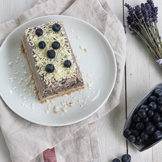 Rezeptbild: Heidelbeerkuchen aus dem Eisfach