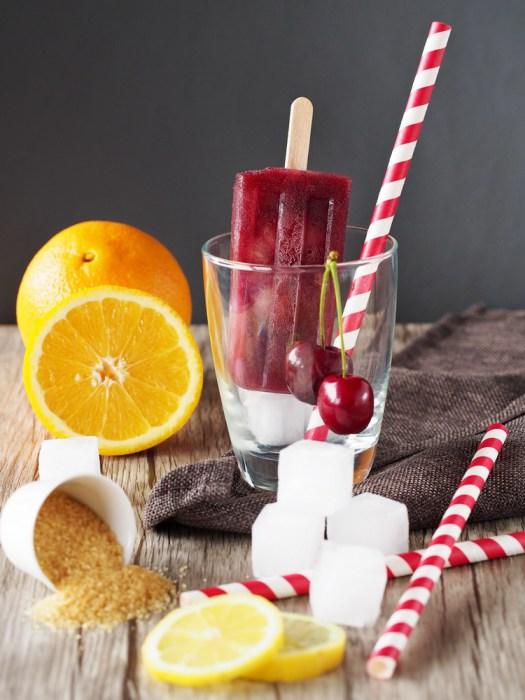 Rezeptbild: Sangria-Popsicles
