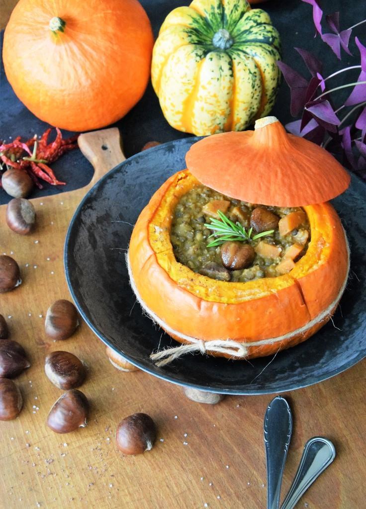 Rezeptbild: Kürbis | Maronen | Linsen - eine hippe Soulfood-Trilogie (vegan)