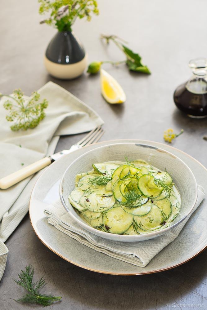 Rezeptbild: Steirischer Gurkensalat