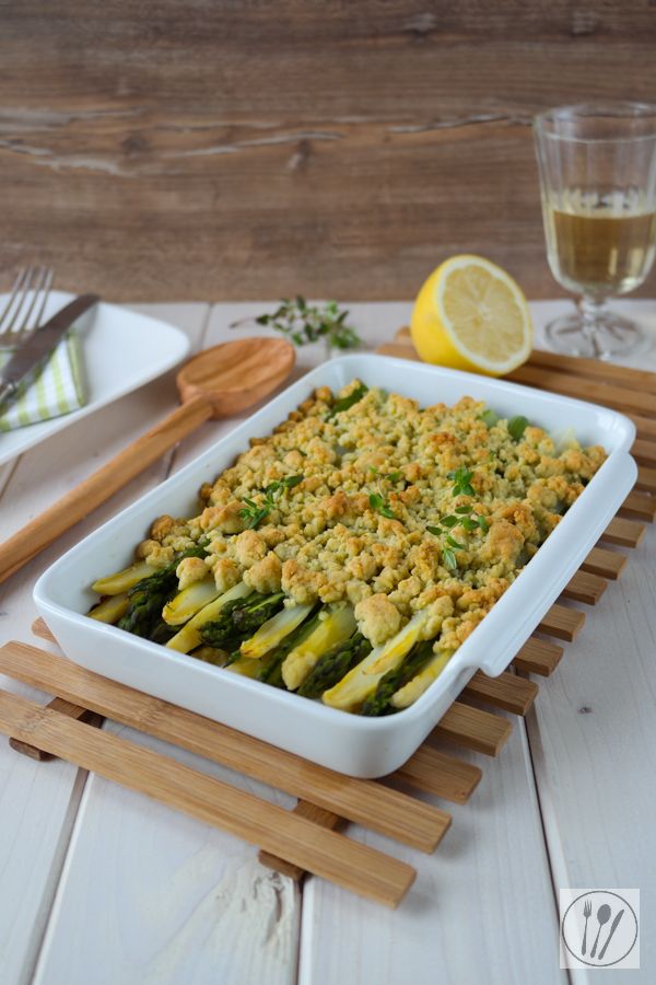 Rezeptbild: Spargel Crumble 