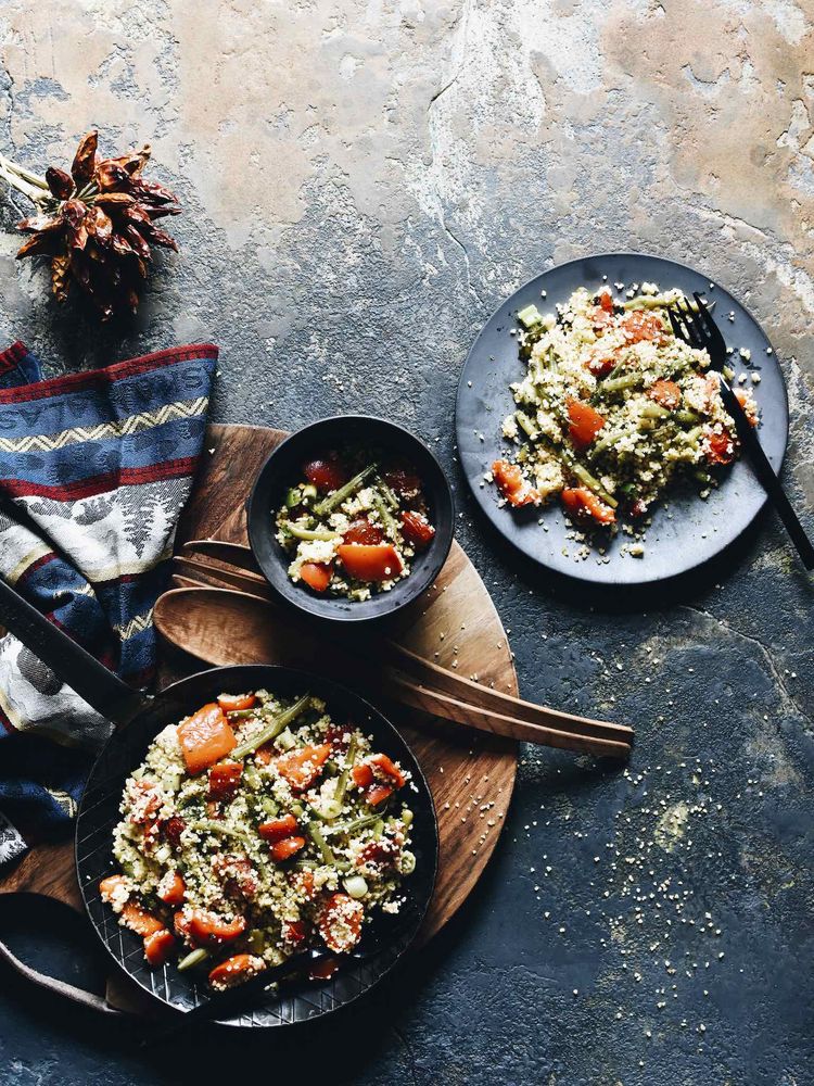 Rezeptbild: COUSCOUS-GEMÜSEPFANNE