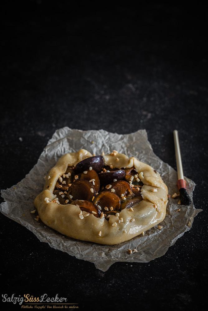 Rezeptbild: Zwetschgen Marzipan Galette