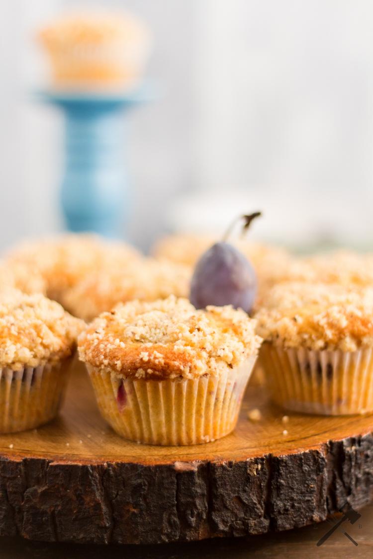 Rezeptbild: Zwetschgen Streusel Muffins