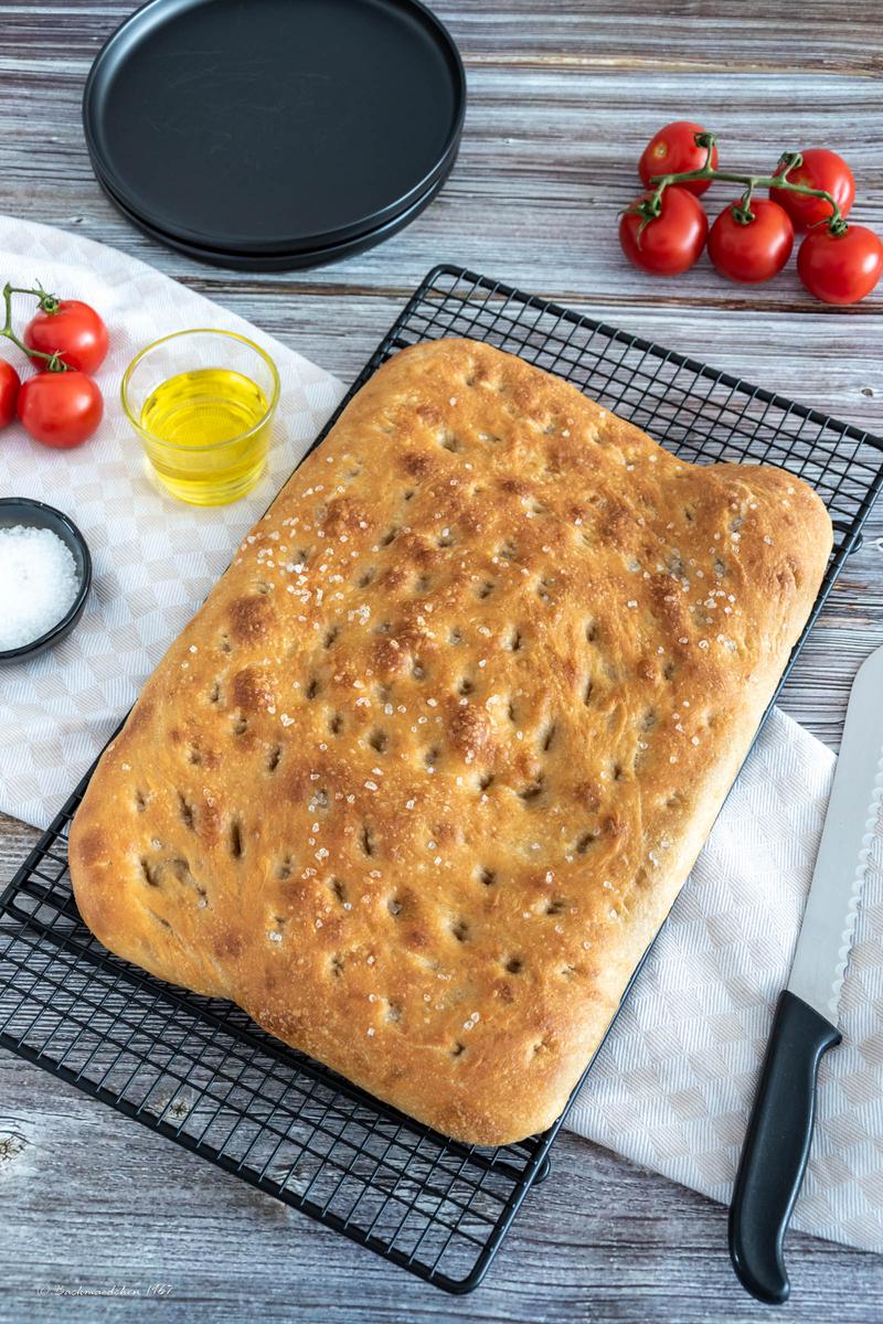 Rezeptbild: Focaccia-italienisches Fladenbrot