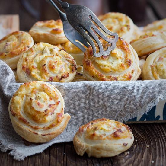 Rezeptbild: Käse-Schinken-Schnecken