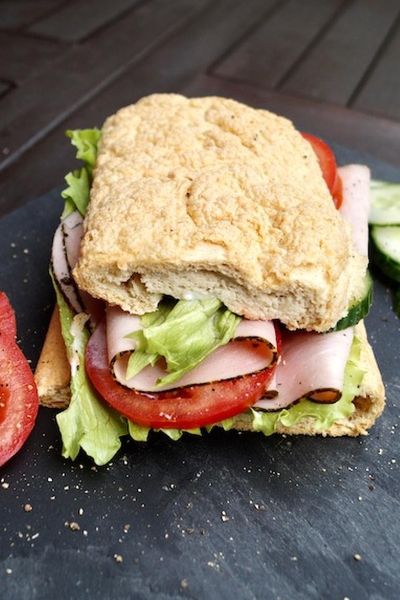 Rezeptbild: Puten Sandwich Baguette