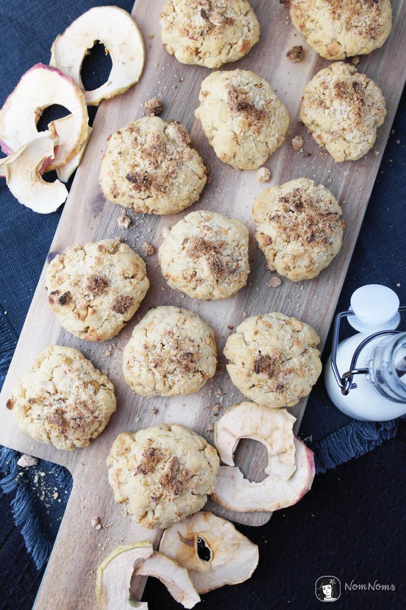 Rezeptbild: Apfel-Streusel-Kekse