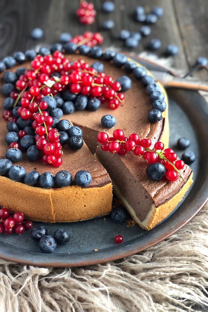 Rezeptbild: Schokoladen-Käsekuchen cremig & lecker