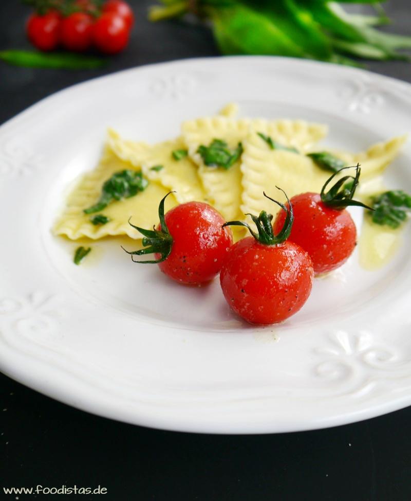 Rezeptbild: Bärlauch-Ziegenkäse-Ravioli