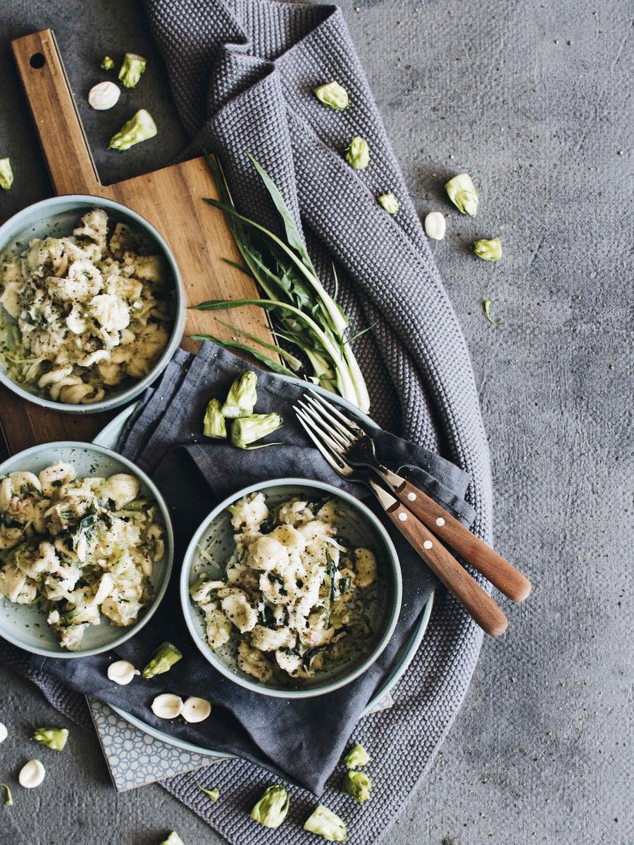 Rezeptbild: ORECCHIETTE MIT PUNTARELLE