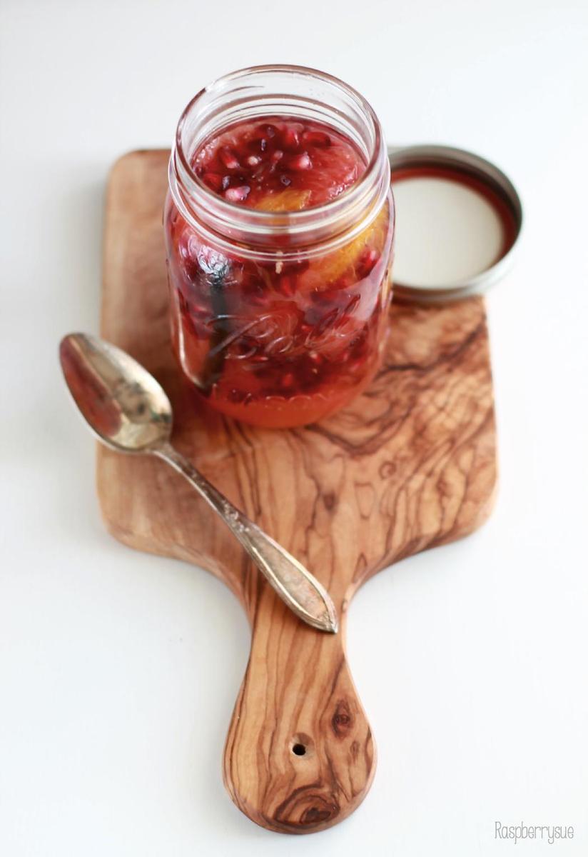 Rezeptbild: Eingekochte Grapefruit mit Vanille