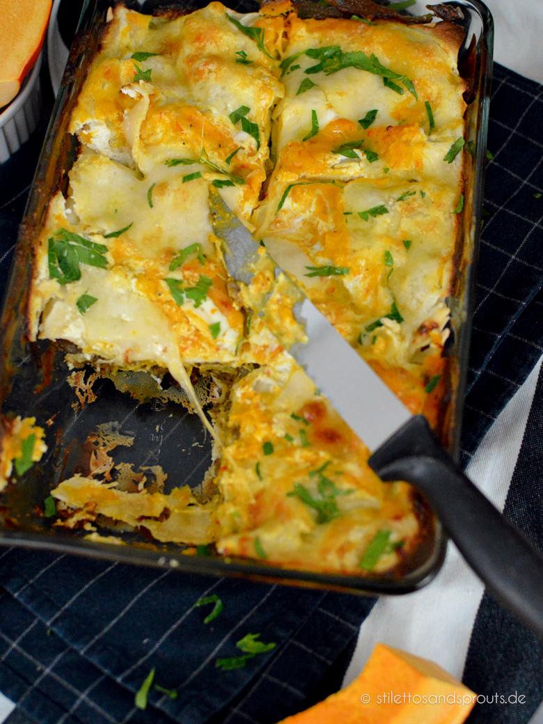 Rezeptbild: Herbstliche Kürbislasagne
