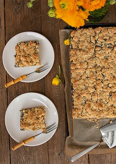 Rezeptbild: Mohn-Mandarinen-Streuselkuchen vom Blech