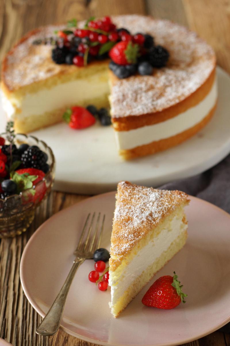 Rezeptbild: Klassische Topfentorte