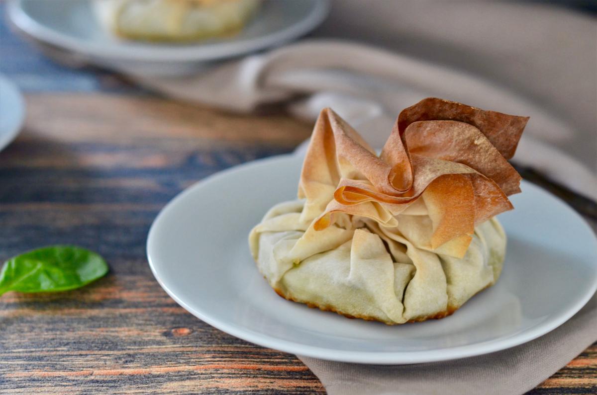 Rezeptbild: Gefüllte Filoteig-Päckchen