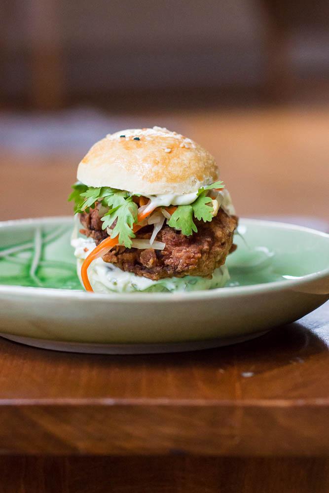 Rezeptbild: Fried Chicken Burger Sous Vide