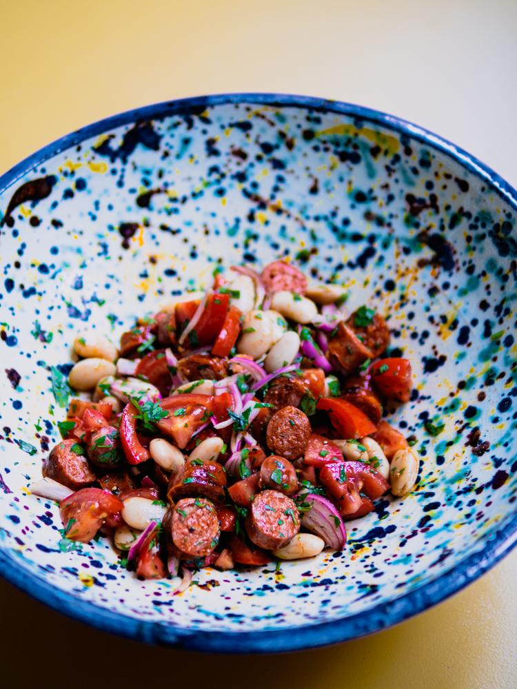 Rezeptbild: Bohnensalat andaluz