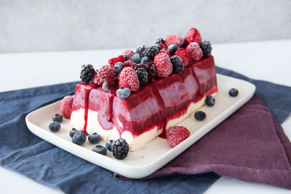 Rezeptbild: Beerenparfait selber machen