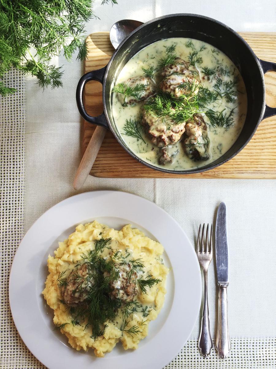Rezeptbild: Dillköttbullar 