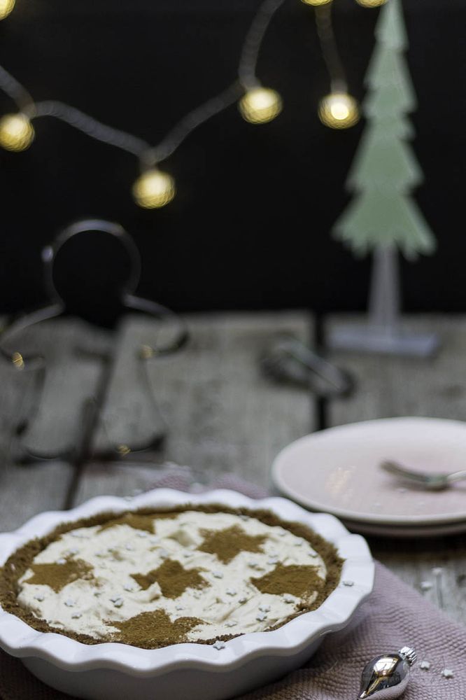 Rezeptbild: Lebkuchen-Spekulatius Käsekuchen Tart