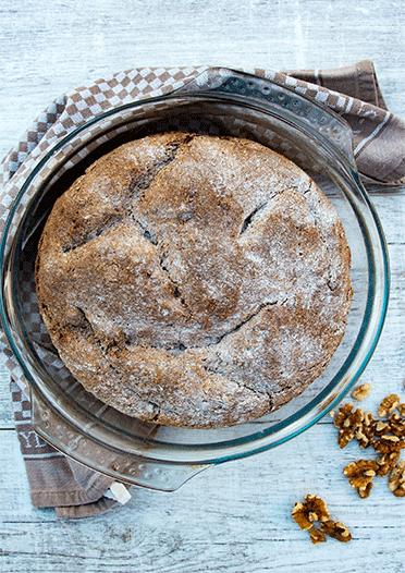 Rezeptbild: Dinkel-Walnuss-Brot