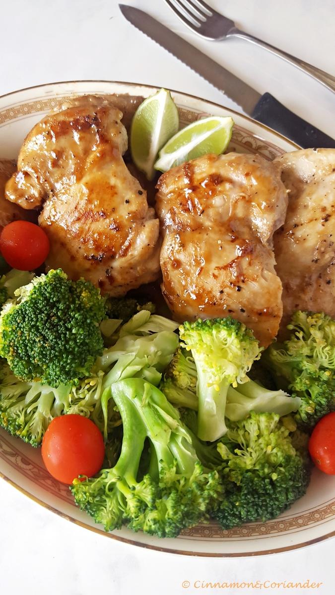 Rezeptbild: Sticky Maple, Lime & Ginger Chicken