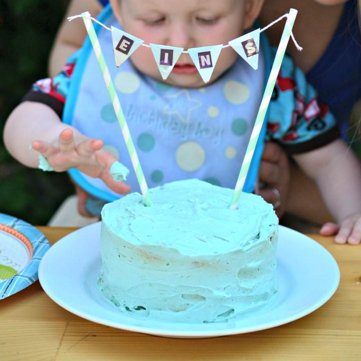 Rezeptbild: Geburtstagstorte für den 1. Geburtstag haushaltszuckerfrei