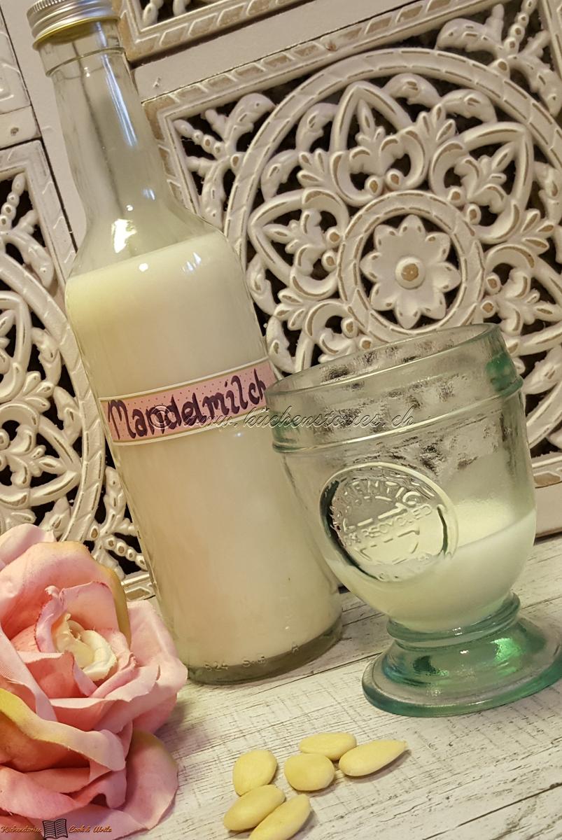 Rezeptbild: Mandelmilch selber machen